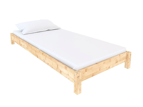 Кровать 90х190 Happy - Односпальная кровать из массива сосны.