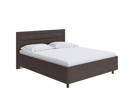 Большая кровать Next Life 2 - Cтильная модель в стиле минимализм с горизонтальными строчками