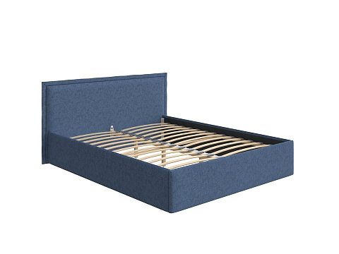 Кровать из экокожи Aura Next - Кровать в лаконичном дизайне в обивке из мебельной ткани