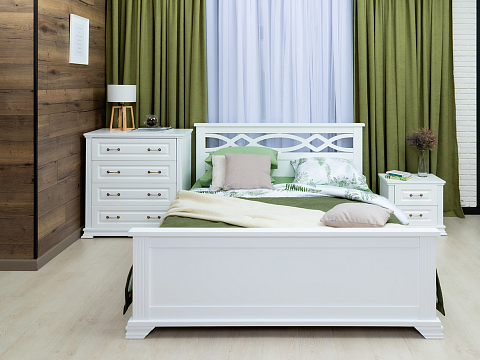 Кровать 160 на 200 Niko - Кровать в стиле современной классики из массива