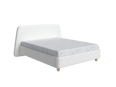 Кровать из экокожи Sten Berg - Симметричная мягкая кровать.