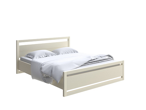 Кровать из массива Kvebek с подъемным механизмом - Удобная кровать с местом для хранения