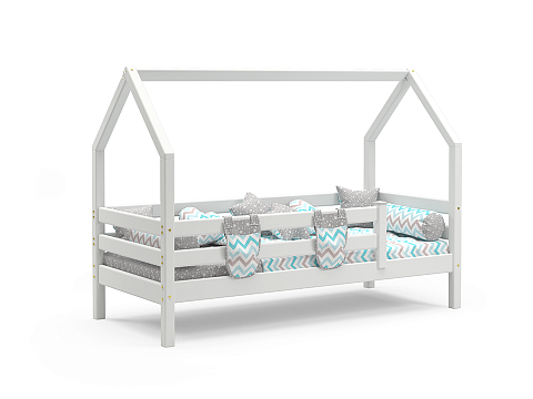 Двуспальная кровать Соня Домик - Кровать-домик из массива сосны