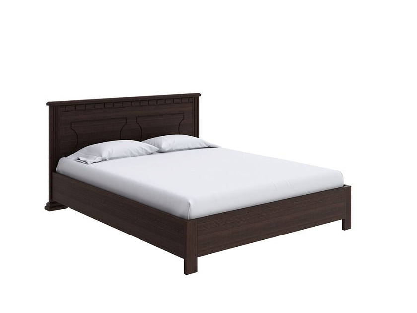 Кровать Milena-М-тахта с подъемным механизмом 200x220 Массив (сосна) Орех - Кровать в классическом стиле из массива с подъемным механизмом.